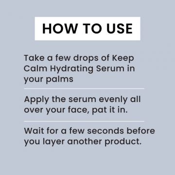 Foxtale: Keep Calm Daily Hydrating Serum with Hyaluronic Acid - 30ml