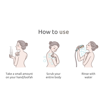 Himaira: Vanilla & White Musk Body Wash - 200ml
