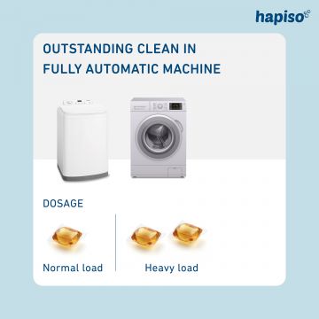 Hapiso: Morning Dew Fragrance Laundry Pods - Combo (Pack of 30 Pods)
