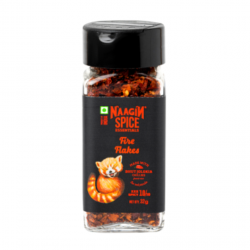 NAAGIN: Fire Flakes - Roasted Bhut Jolokia Chilli Flakes - 32gm