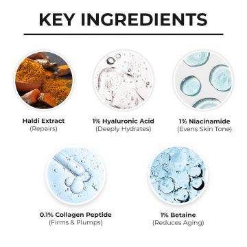 Dr. Sheth's: Haldi & Hyaluronic Acid Serum - 30ml