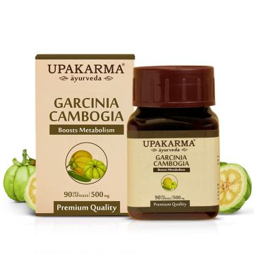 UPAKARMA: Ayurveda Pure Herbs Garcinia Cambogia Capsules 500 mg - 90 Veggie...