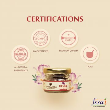 UPAKARMA: Kashmiri Saffron Threads - 1gm