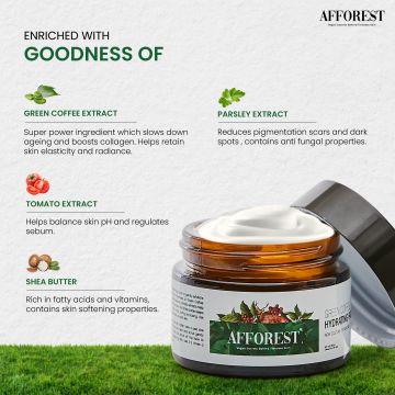 AFFOREST: Green Coffee Hydrating Face Scrub  - 50gm