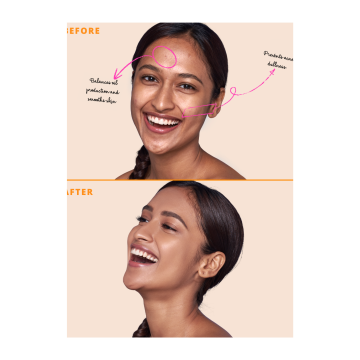 Type Beauty: Matte Up Serum Foundation For Oily & Acne Prone Skin Spf 50, Pa++++ - Waffle - 30Ml