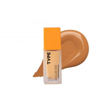 Type Beauty: Calm On Serum Foundation For Sensetive Skin & Redness - Mocha -...