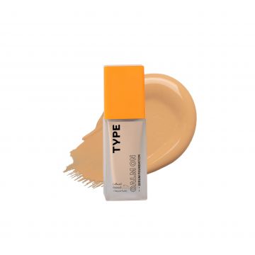 Type Beauty: Calm On Serum Foundation For Sensetive Skin & Redness - Vanilla...