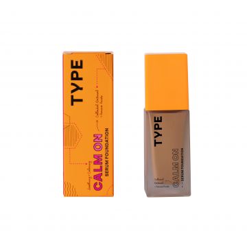 Type Beauty: Calm On Serum Foundation For Sensetive Skin & Redness - Cocoa - 3Oml