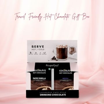 Cocosutra: Hot Chocolate Signature Serves - Swiss Vanilla, Caramel, Mocha, Hazelnut - 20 Pack