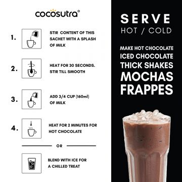 Cocosutra: Hot Chocolate Single Serves - Mocha - 20 Pack