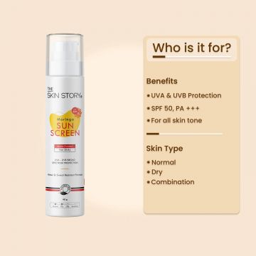 The Skin Story: Sunscreen Moringa SPF 50 - 40g