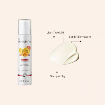 The Skin Story: Sunscreen Moringa SPF 50 - 40g