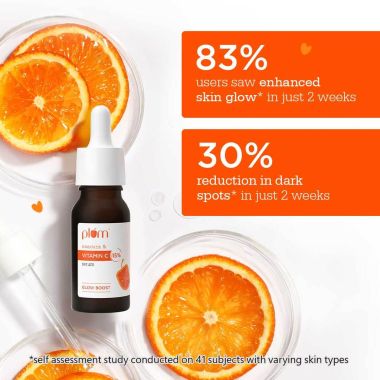 Plum: Plum 15% Vitamin C Face Serum with Mandarin - 20 ml