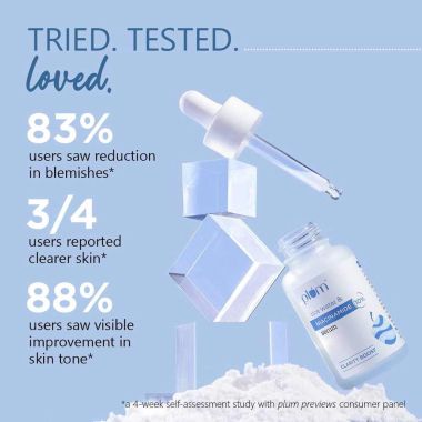 Plum: 10% Niacinamide Face Serum with Rice Water - 30ml