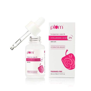 Plum: 2% Hyaluronic Acid Serum with Bulgarian Rose - 30ml