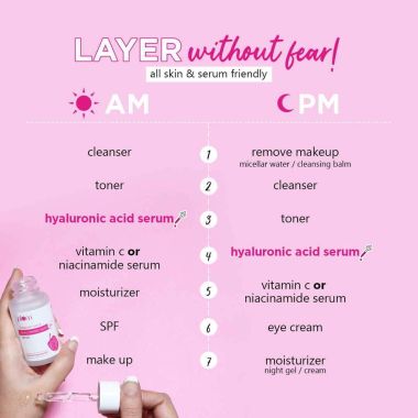Plum: 2% Hyaluronic Acid Serum with Bulgarian Rose - 30ml