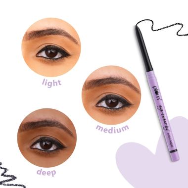 Plum: Plum Eye-Swear-By Kohl Kajal - Deep Black | Creamy Smooth | Smudge-Proof | Water-Proof (Deep Black, 0.35 g)