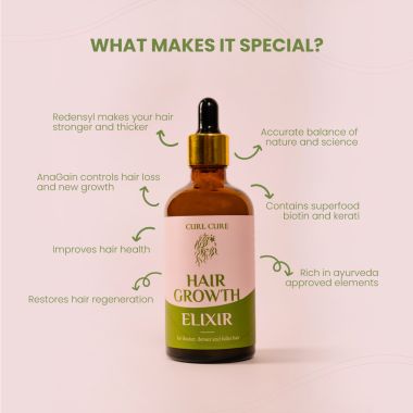 Curl Cure: Hair Growth Elixir- 50ml
