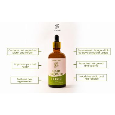 Curl Cure: Hair Growth Elixir- 50ml