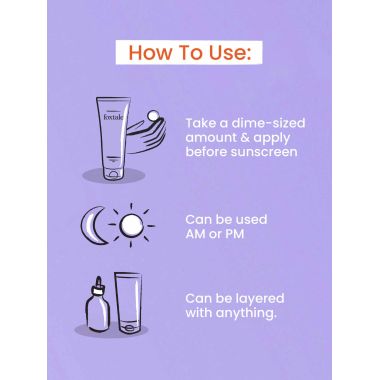 Foxtale: Essentials Daily Moisturizer For Face, Kokum Butter, Vitamin E and Niacinamide - 50ml