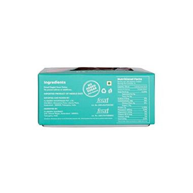 Flyberry Gourmet: Deglet Nour Dates (Khajoor/Khajur), 400g | 100% Natural | Rich in Calcium, Iron and Potassium | Instant Energy