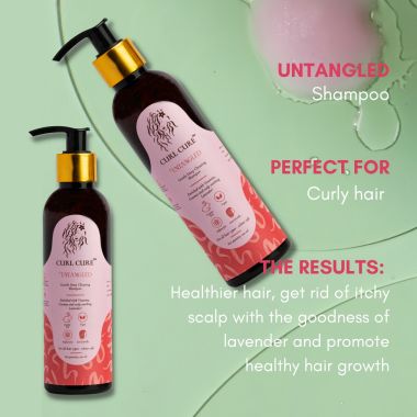 Curl Cure: Untangled Shampoo with Coconut and Lavender - 200ml