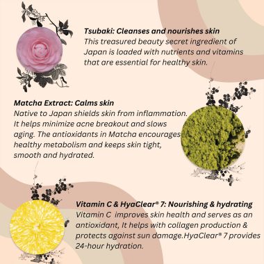 ClayCo.: Tsubaki + Matcha Moisturiser with Vitamin C - 50ml (Oily & Sensitive Skin)