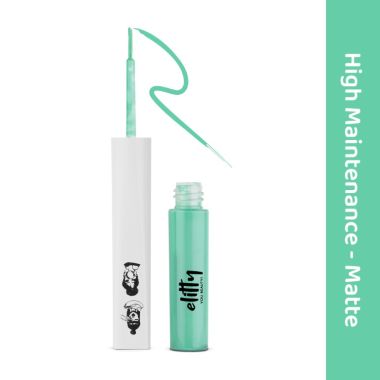 Elitty Beauty: Pop Eyeliner - High Maintenance Cyan Green Matte - 4ml