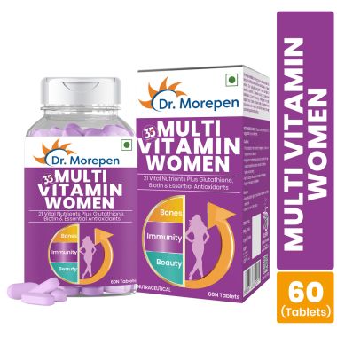 Dr. Morepen: Multivitamins For Women - Energy & Immunity Booster - 60 Tablets