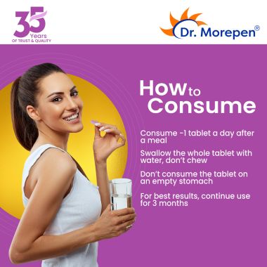 Dr. Morepen: Multivitamins For Women - Energy & Immunity Booster - 60 Tablets