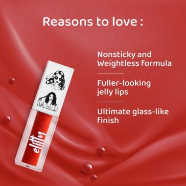 Elitty Beauty: Jelly Lips - Pretty Extra Red - 4ml