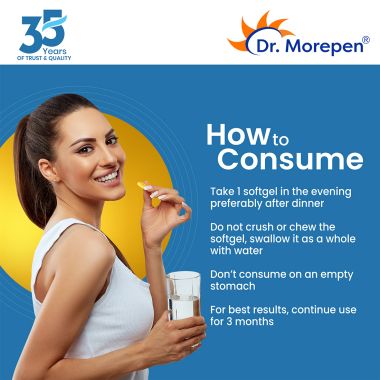 Dr. Morepen: Omega 3 Deep Sea Fish Oil Triple Strength - 60 Softgels