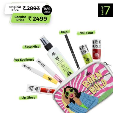 Elitty Beauty: Born To Be Bold Kit - Complete Makeup Kit for Teens - Pack of 7