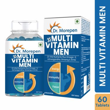 Dr. Morepen: Multivitamins For Men With Omega 3 & Herbs - 60 Tablets