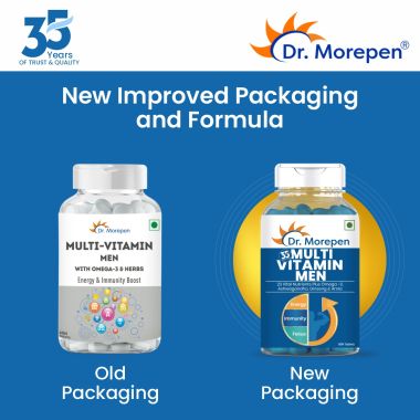 Dr. Morepen: Multivitamins For Men With Omega 3 & Herbs - 60 Tablets