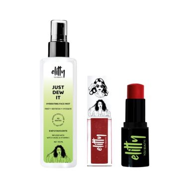 Elitty Beauty: No Filter Needed (Spray - Eve's Favourite, Lip Gloss - Pretty Extra, Tint- Savage Love) - Code Red Combo