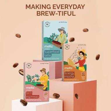 Wellbeing Nutrition: Melts Energy Mocha - Chocolate - 15 Oral Strips