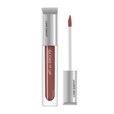 Love Earth: Lip Gloss Dreamy Night Brown Glitter - 3ml