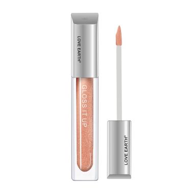 Love Earth: Lip Gloss Gold Glam Golden - 3ml