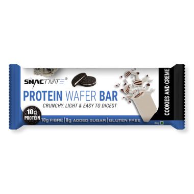Snactivate: Protein Wafer Bar - Cookies And Creme - Pack of 6