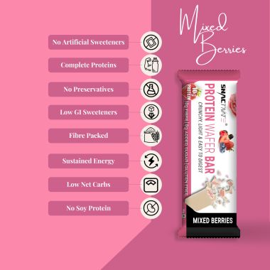 Snactivate: Protein Wafer Bar - Mixed Berries - Pack of 6