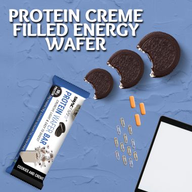 Snactivate: Protein Wafer Bar - Cookies And Creme - Pack of 6