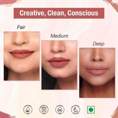 TNW - The Natural Wash: Matte Velvet Longstay Liquid Lipstick Mini With Macadamia Oil And Argan Oil 03 | 1.2ml