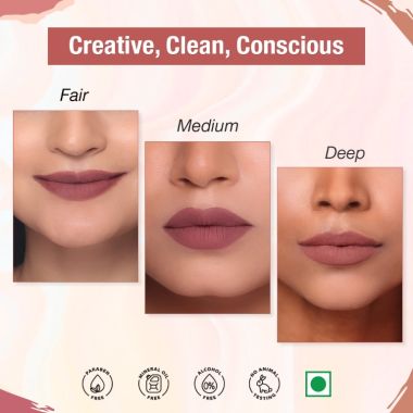 TNW - The Natural Wash: Matte Velvet Longstay Liquid Lipstick Mini With Macadamia Oil And Argan Oil 05 - 1.2ml