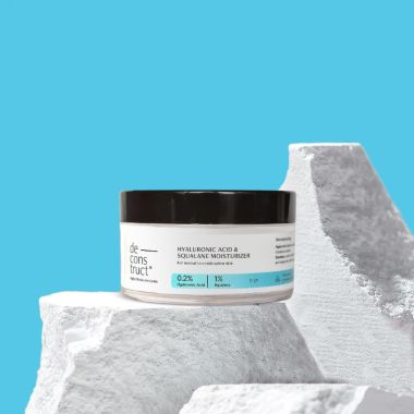 Deconstruct Skincare: Deconstruct Hyaluronic Acid & Squalane Moisturizer - 0.2% Hyaluronic acid 1% Squalane | 50 gm