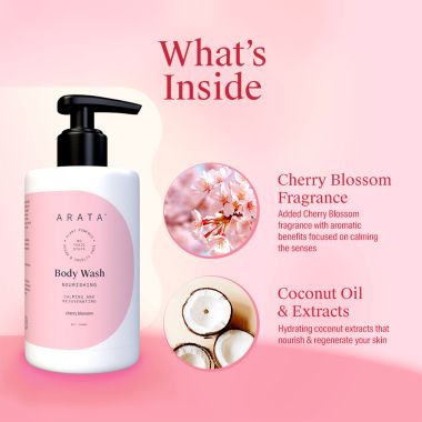 Arata: Nourishing Body Wash - Cherry Blossom - 300ml