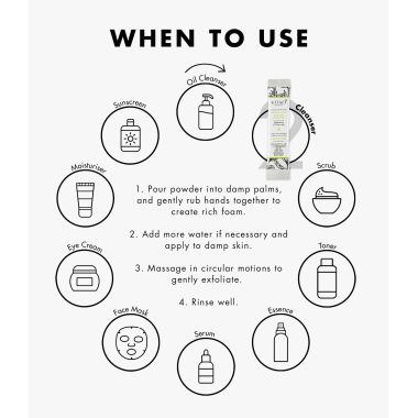 Kitao: Matcha & Chia Enzyme Powder Wash - 30pcs