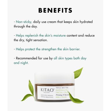 Kitao: Kitao Matcha & Chia Facial Cream 50gm