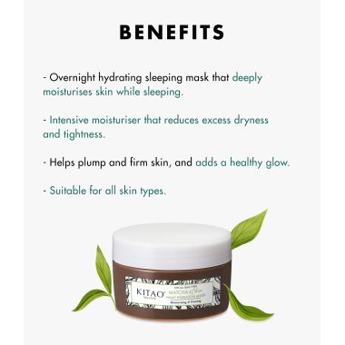 Kitao: Matcha & Chia Night Hydration Mask - 100gm