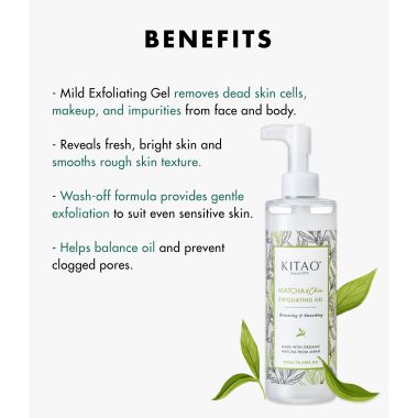 Kitao: Matcha & Chia Exfoliating Gel - 300gm